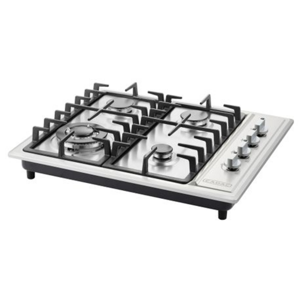 CADAC - 600mm Stainless Steel 4 Burner Gas Hob - Silver