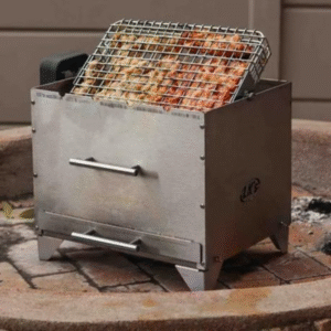 LK's - Compact Charcoal Rotisserie Braai S/S