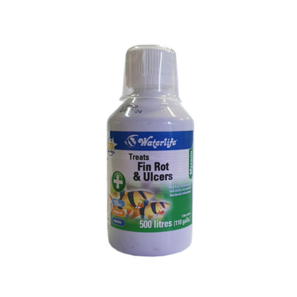Waterlife Myxazin Treats Fin Rot and Ulcers 250ml