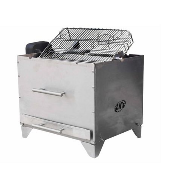 LK's - Compact Charcoal Rotisserie Braai S/S - Image 4