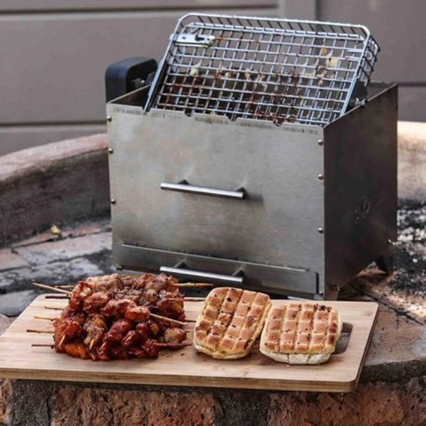 LK's - Compact Charcoal Rotisserie Braai S/S - Image 5