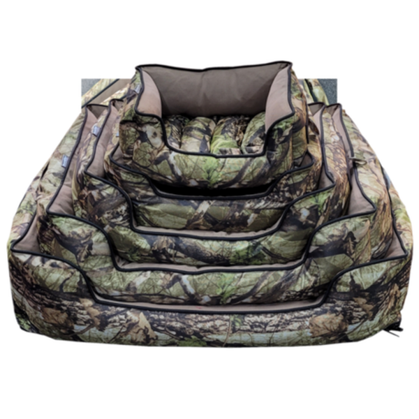 Pawsome Waterproof Canvas Dog Bed - Camo Medium - Image 4