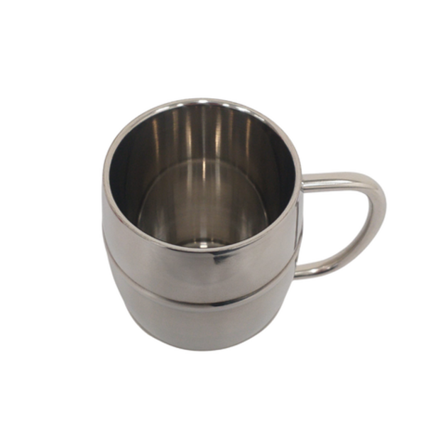 LK's Beer Mug - 400ml - Double Wall - Stainless Steel - Image 2