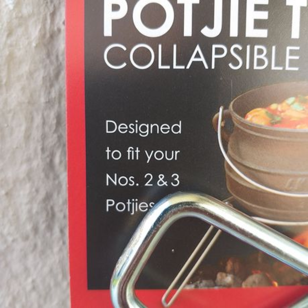 LK's Potjie Tripod - Collapsible - Mild Steel - Image 2