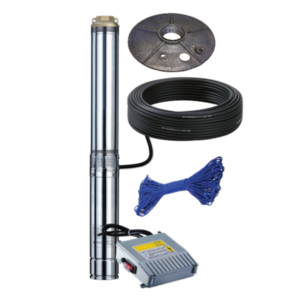 Boetmann 3" 0.75kW Borehole Pump Kit 100m