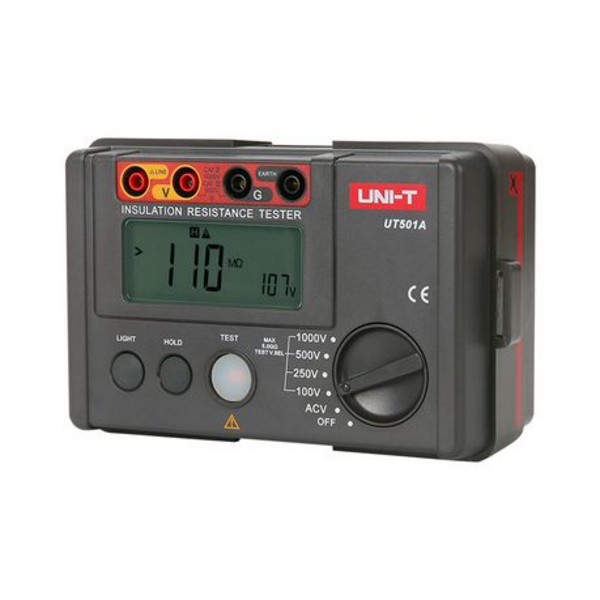 Uni-T UT501A Series Insulation Testers | AC Voltage, PI/DAR, Low Resistance - Image 3