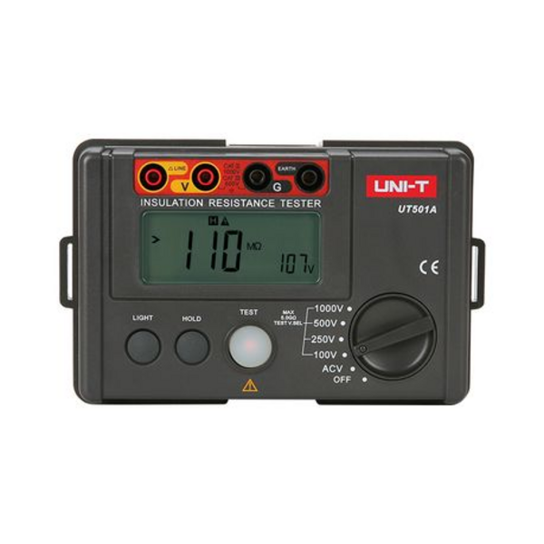 Uni-T UT501A Series Insulation Testers | AC Voltage, PI/DAR, Low Resistance