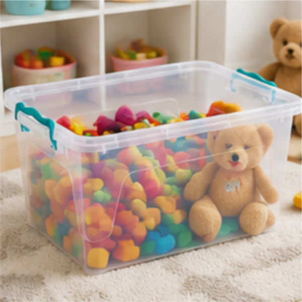 Contour Housewares - Clear Clip & Lock Storage Box - 21L - Image 2