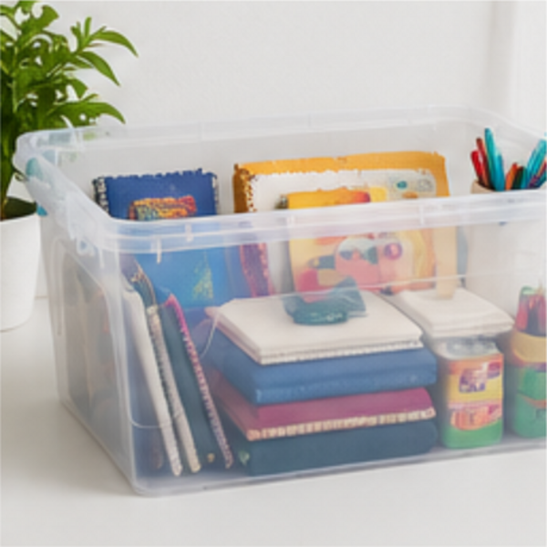 Contour Housewares - Clear Clip & Lock Storage Box - 21L - Image 4